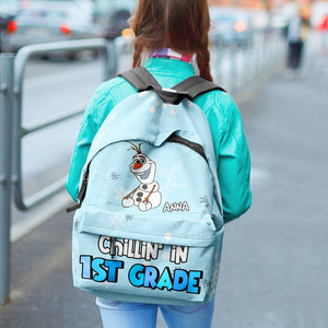 Chillin' In 1st Grade, Personalized BackPack, Gift For Kid, 01HTPO280623 - Backpack - GoDuckee