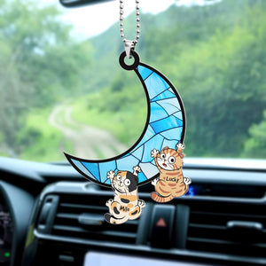 Personalized Gifts For Cat Lover Car Ornament 03QHQN110524 - Ornaments - GoDuckee