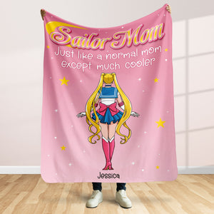 Personalized Gifts For Mom Blanket Just Like A Normal Mom 03toqn260224hh - Blankets - GoDuckee