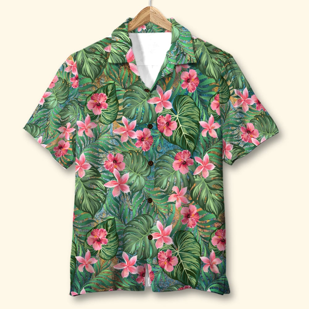 World's Best Dad, Custom Dad Photo Hawaiian Shirt, Gift For Dad - GoDuckee