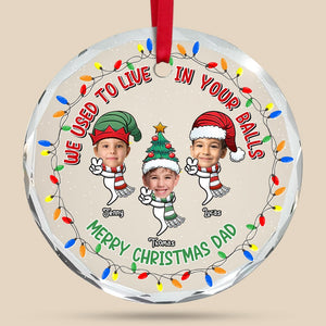 Custom Photo Gifts For Dad Christmas Ornament 03ohtn151024 - Ornament - GoDuckee