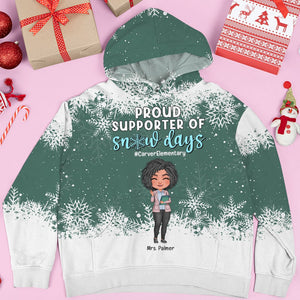 Proud Supporter Of Snow Days-Personalized 3D AOP Shirt 3DAP-04qhqn131023hh - AOP Products - GoDuckee