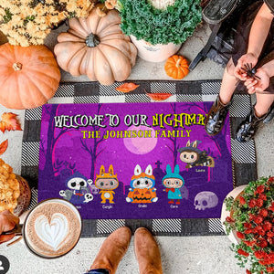 Personalized Gifts For Family Doormat Halloween 02XQLU300824 - Doormat - GoDuckee