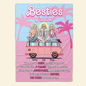 Personalized Gifts For Besties Blanket 05TOMH281124HH - Blanket - GoDuckee