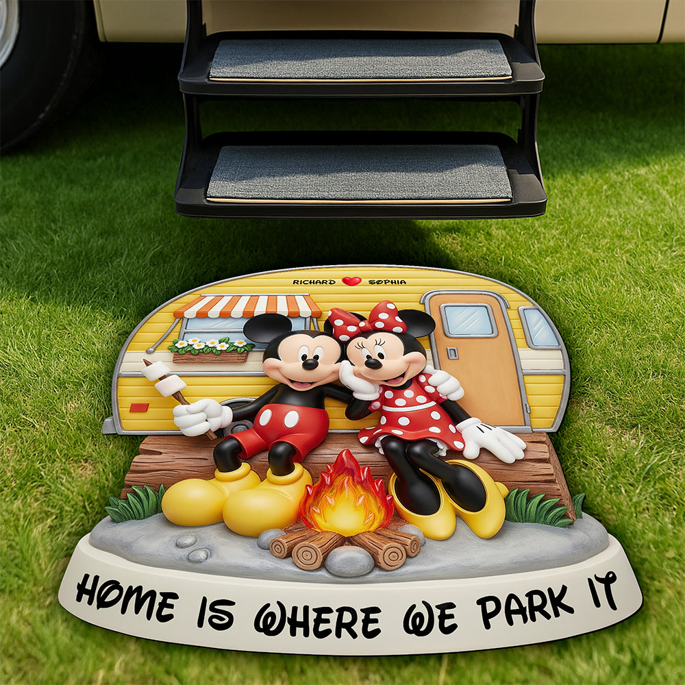 Camping Couple Doormat - Personalized Gifts For Couple 03naqn090625 - Doormat - GoDuckee