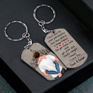 Personalized Gift For Couple I Love You For Your Personality - Keychains - GoDuckee
