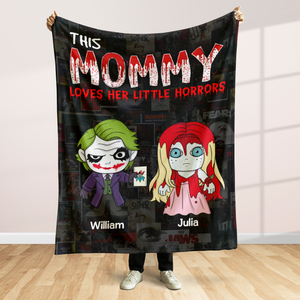 Personalized Gifts For Mom Blanket 04ohpu220225 Little Horrors - Blanket - GoDuckee
