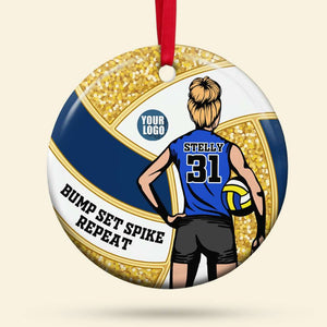 Personalized Gifts For Volleyball Players Ornament 01HUDT291024TM - Ornament - GoDuckee