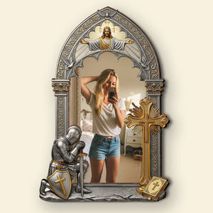 Armor & Prayer Wall Hanging Mirror Personalized Gifts For Christian 03HUDT260725 - Mirror - GoDuckee