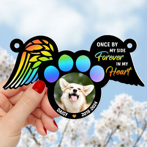 Custom Photo Gifts For Heaven Suncatcher Ornament 05ACDT100724 - Ornament - GoDuckee