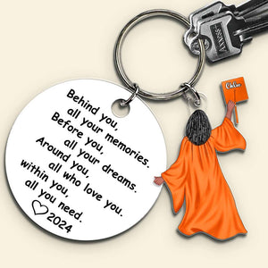 Personalized Gifts For Graduation Tag Keychain 02ACDT131224TM - Keychains - GoDuckee