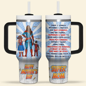 Personalized Gifts For Mom Tumbler Multitasking Powers 03htpu010324pa - Tumbler Cups - GoDuckee