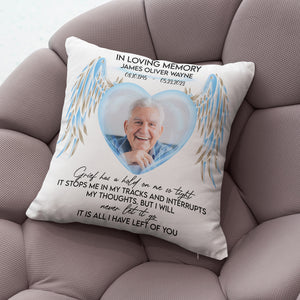 Gifts For Heaven, Personalized Square Pillow, Memorial Gifts - Pillow - GoDuckee