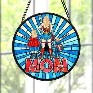 Personalized Gifts For Mom Stained Glass Sunburst 04qhqn120225pa - Ornament - GoDuckee