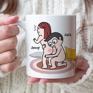I Adore You, Couple Gift, Personalized Mug, Christmas Funny Couple Mug, Valentine's Gift - Coffee Mug - GoDuckee