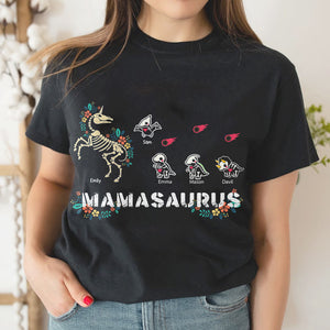 Personalized Gifts For Mom Shirt Mamasaurus - 2D Shirts - GoDuckee