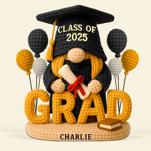 Gnome Graduation Plaque - Personalized Gifts For Graduates 02napu140525 - Shaped Plaques - GoDuckee