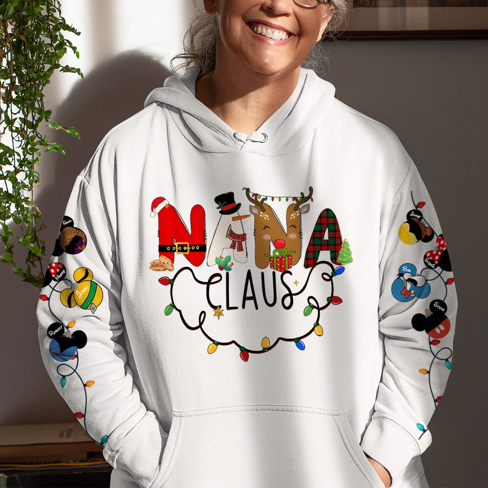Family Nana's Claus 03qhpo311023 Personalized Shirt - AOP Products - GoDuckee