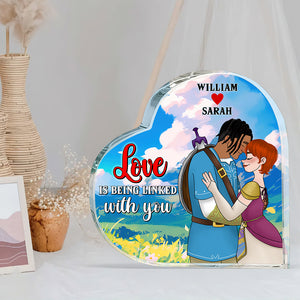 Personalized Gifts For Couple Heart Plaque 01toqn101224hg - Shaped Plaques - GoDuckee