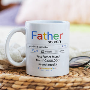 The Best Father Search TT Personalized Coffee Mug 04dnpo150523 - Coffee Mug - GoDuckee