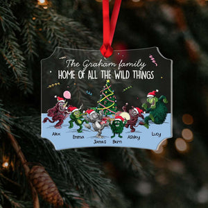 Wild & Crazy Family Personalized Ornament, Family Christmas Gift 01QHHN011123 - Ornament - GoDuckee