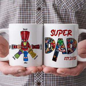 Super Dad Personalized Mug, Gift For Dad-4OHHN090623 - Coffee Mug - GoDuckee