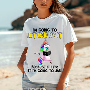 Personalized Anti-social Shirt, Funny Attitude Animals Love God Hate Stupid People 01QHLU231224 - Shirts - GoDuckee
