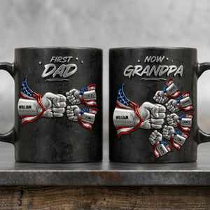 Grandpa Patriotic Team Magic Mug, Personalized Gifts For Promoted Grandfather 05qhtn200526 - Coffee Mug - GoDuckee