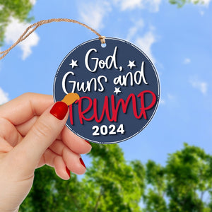 God Guns 2024 Ornament 03acqn110724 - Ornament - GoDuckee