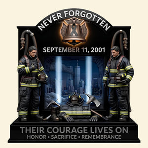 Memorial Acrylic Plaque - Personalized Gifts For Firefighters 01TOTN270726 - Shaped Plaques - GoDuckee