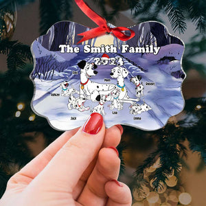 Gift For Family, Personalized Acrylic Ornament, Dalmatians Family Ornament, Christmas Gift 02NAHN131023 - Ornament - GoDuckee
