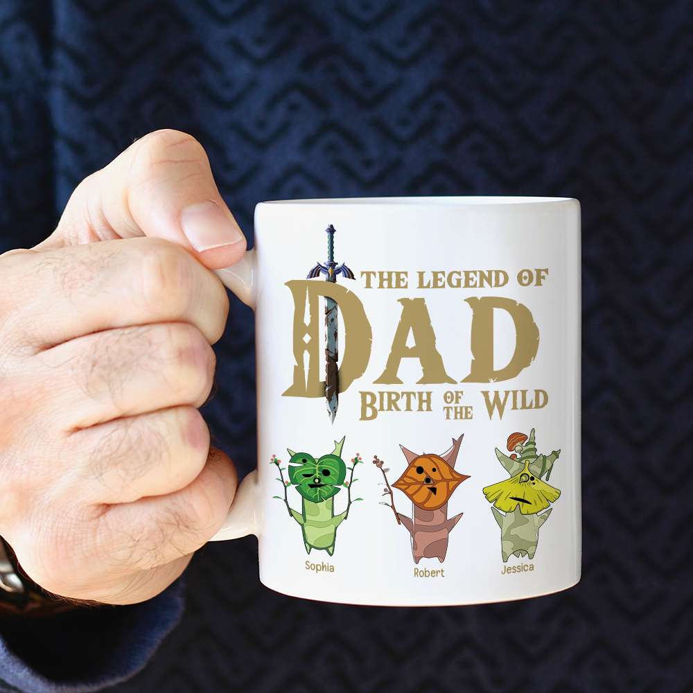 Legend Of Dad 07NAQN310523 Personalized Family Gaming Mug - Coffee Mug - GoDuckee