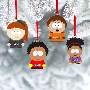 Personalized Gift For Kid Ornament, Cute Mischievous Kids 02qhhu221124hg - Ornament - GoDuckee