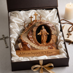 Jesus Easter Day Acrylic Plaque - Gifts For Jesus Lovers 03ohlu060326 - Shaped Plaques - GoDuckee