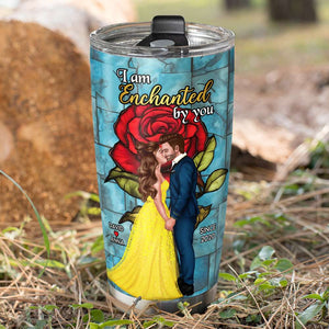 Personalized Gifts For Couple Tumbler I Am Enchanted By You - Tumbler Cups - GoDuckee