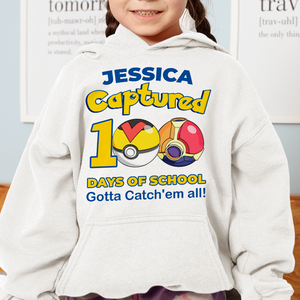 Personalized Gifts For Kids Shirt 01ohpu020125 Captured 100 Days Of School - Shirts - GoDuckee