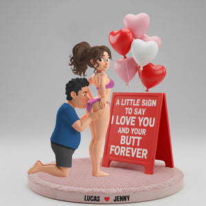 Personalized Funny Gifts For Couple Acrylic Plaque 02natn231225 - Shaped Plaques - GoDuckee