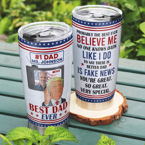 Custom Photo Gifts For Dad Tumbler 05QNQN300324 Father's Day - Tumbler Cups - GoDuckee