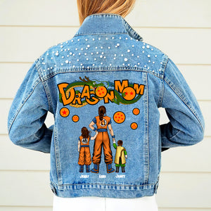 Personalized Gifts For Mom Denim Jacket 08actn040424hh - Denim Jacket - GoDuckee