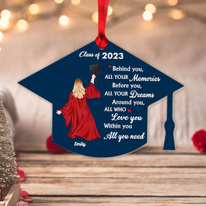 Gift For Graduation, Personalzed Ornament, Graduate Ornament, Christmas Gift 03OHHN140823TM - Ornament - GoDuckee