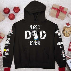Best Dad Ever, Gift For Father, Personalized Shirt, Dalmatian Kids Shirt, Christmas Gift 04NAHN061023 - AOP Products - GoDuckee
