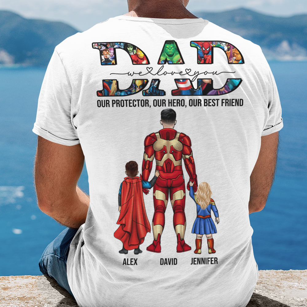 Dad, We Love You, Personalized Shirt 06NAHN030523TM - Shirts - GoDuckee