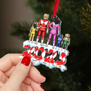 Gift For Family, Personalized Acrylic Ornament, Power Family Ornament, Christmas Gift 03NAHN241123HH - Ornament - GoDuckee