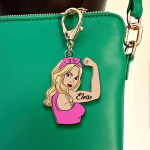 Personalized Gifts For Strong Girl Keychain 04QHHU230125TM - Keychains - GoDuckee