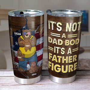 A Dad Bear 03DNPO250423 Gift For Father's Day, Personalized Tumbler - Tumbler Cup - GoDuckee