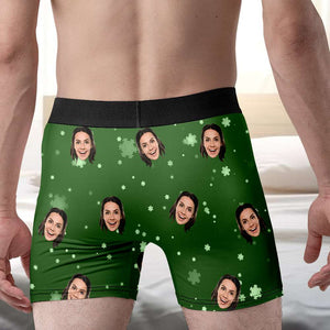 Custom Photo Gifts For Couple Men's Boxers 06OHMH260924 - Boxer Briefs - GoDuckee