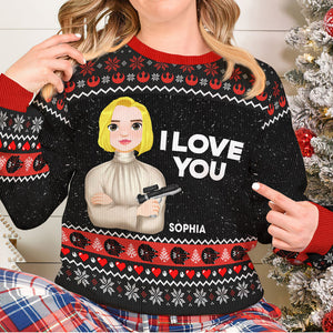 Personalized Gift For Couple Christmas Ugly Sweater 02toqn181024hg