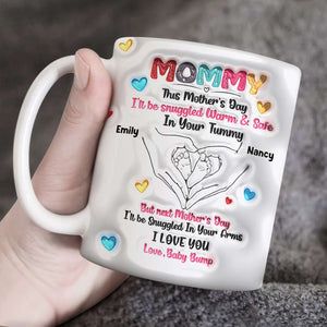 Personalized Gifts For Mom Coffee Mug Love Baby Bump - Coffee Mugs - GoDuckee