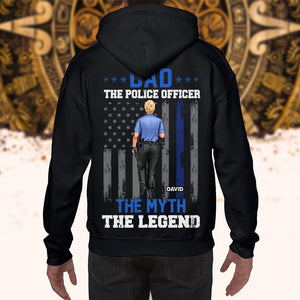 The Police Officer, The Myth, The Legend, Gift For Dad, Personalized Shirt - Shirts - GoDuckee