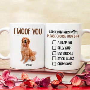 To The Best Dog Dad Custom Photo Personalized Coffee Mug - Coffee Mug - GoDuckee